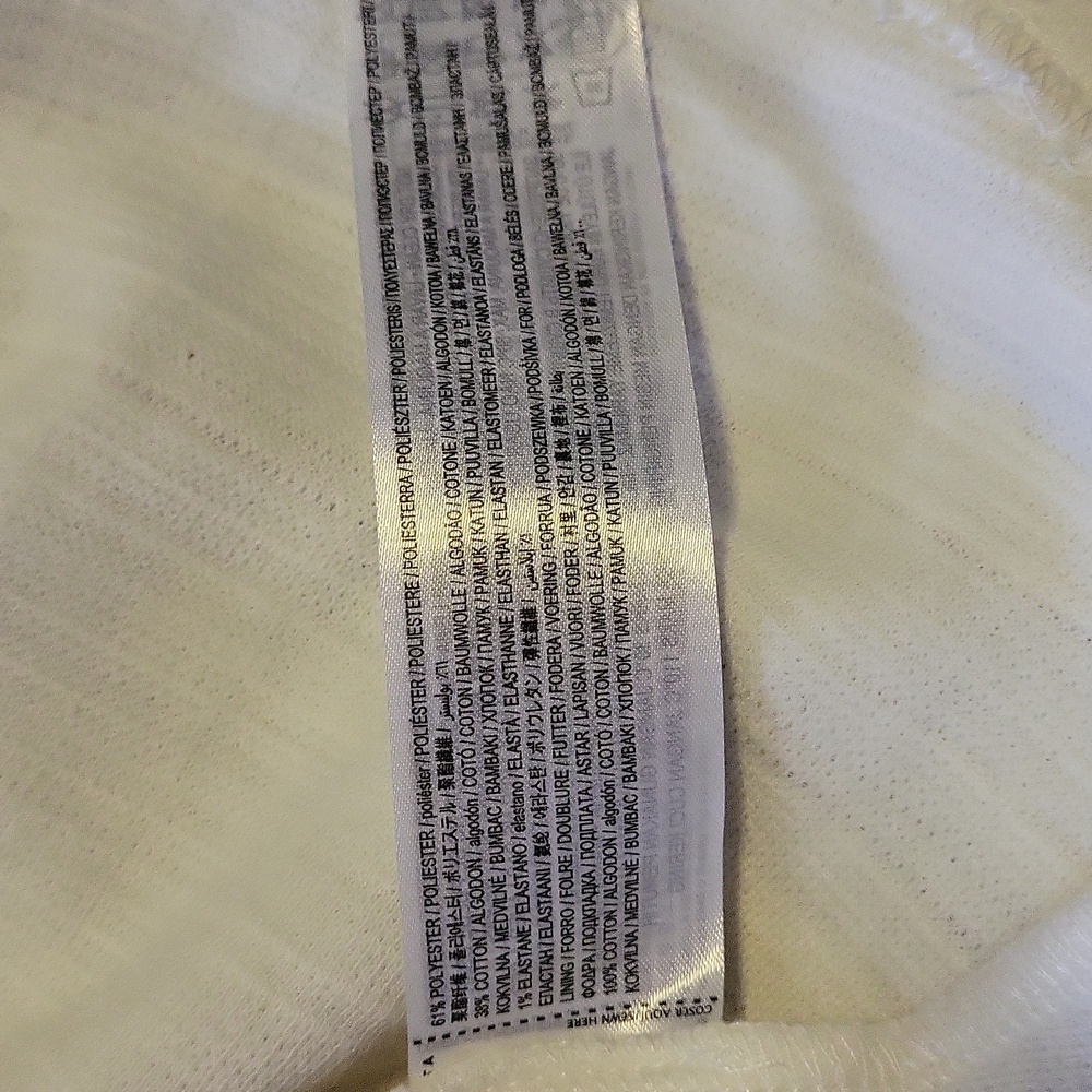 Mango Textured Mini Dress In Off White 4 NWT - Picture 10 of 11